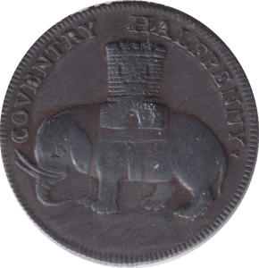 1792 HALF PENNY TOKEN COVENTRY - HALFPENNY TOKEN - Cambridgeshire Coins