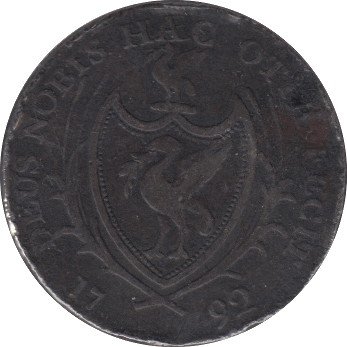 1792 HALF PENNY TOKEN LIVERPOOL - HALFPENNY TOKEN - Cambridgeshire Coins