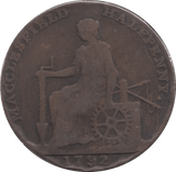 1792 HALF PENNY TOKEN MACCLESFIELD - HALFPENNY TOKEN - Cambridgeshire Coins