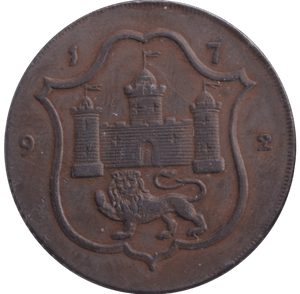 1792 HALF PENNY TOKEN NORWICH - HALFPENNY TOKEN - Cambridgeshire Coins