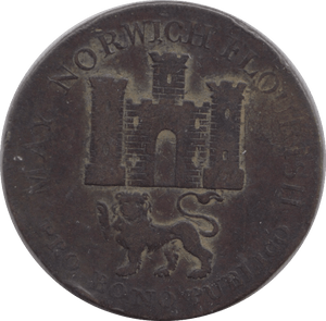1792 HALF PENNY TOKEN NORWICH - HALFPENNY TOKEN - Cambridgeshire Coins