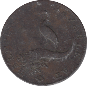 1792 HALFPENNY TOKEN BIRMINGHAM - HALFPENNY TOKEN - Cambridgeshire Coins