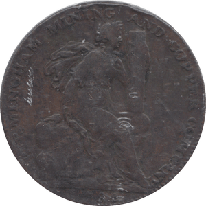 1792 HALFPENNY TOKEN BIRMINGHAM - HALFPENNY TOKEN - Cambridgeshire Coins