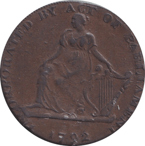 1792 HALFPENNY TOKEN LIVERPOOL MULE - HALFPENNY TOKEN - Cambridgeshire Coins