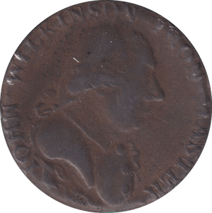 1792 HALFPENNY TOKEN LIVERPOOL MULE - HALFPENNY TOKEN - Cambridgeshire Coins