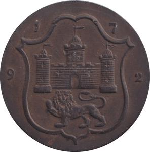 1792 HALFPENNY TOKEN NORWICH - HALFPENNY TOKEN - Cambridgeshire Coins