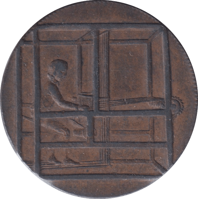 1792 HALFPENNY TOKEN ROCHDALE - HALFPENNY TOKEN - Cambridgeshire Coins