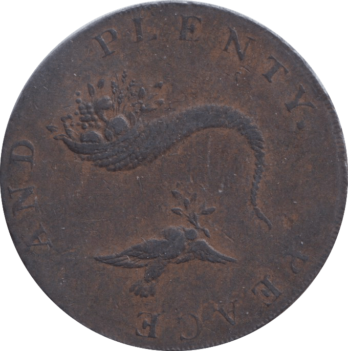 1792 HALFPENNY TOKEN ROCHDALE - HALFPENNY TOKEN - Cambridgeshire Coins