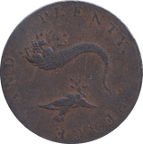 1792 HALFPENNY TOKEN ROCHDALE - HALFPENNY TOKEN - Cambridgeshire Coins