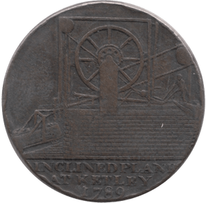 1792 HALFPENNY TOKEN SHROPSHIRE COLBROOK DALE IRON BRIDGE - HALFPENNY TOKENS - Cambridgeshire Coins