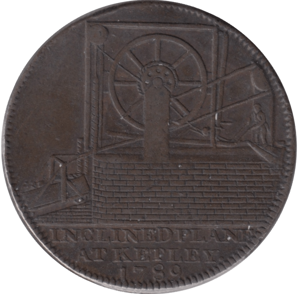 1792 HALFPENNY TOKEN SHROPSHIRE COLBROOK DALE IRON BRIDGE - HALFPENNY TOKENS - Cambridgeshire Coins