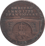 1792 HALFPENNY TOKEN SHROPSHIRE - HALFPENNY TOKEN - Cambridgeshire Coins