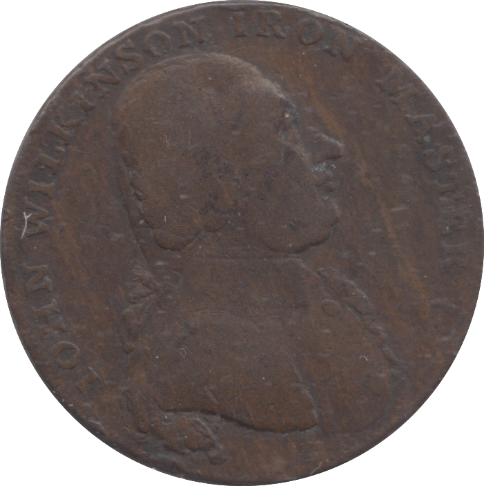 1792 HALFPENNY TOKEN WILKINSON - HALFPENNY TOKEN - Cambridgeshire Coins