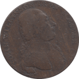 1792 HALFPENNY TOKEN WILKINSON - HALFPENNY TOKEN - Cambridgeshire Coins