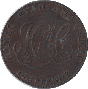 1792 HALFPENNY TOKEN - HALFPENNY TOKENS - Cambridgeshire Coins