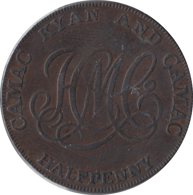1792 HALFPENNY TOKEN - HALFPENNY TOKENS - Cambridgeshire Coins