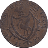 1792 LIVERPOOL HALFPENNY TOKEN - HALFPENNY TOKEN - Cambridgeshire Coins