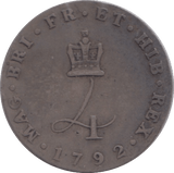 1792 MAUNDY FOURPENCE ( GF ) - MAUNDY FOURPENCE - Cambridgeshire Coins
