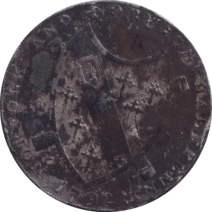 1792 NORWICH HALFPENNY TOKEN - HALFPENNY TOKEN - Cambridgeshire Coins