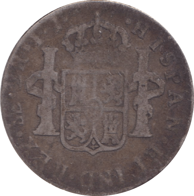 1792 SILVER 2 REALES SPAIN - SILVER WORLD COINS - Cambridgeshire Coins