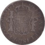 1792 SILVER 2 REALES SPAIN - SILVER WORLD COINS - Cambridgeshire Coins