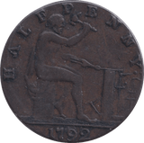 1792 WILKINSON IRON MASTER HALFPENNY TOKEN - HALFPENNY TOKEN - Cambridgeshire Coins