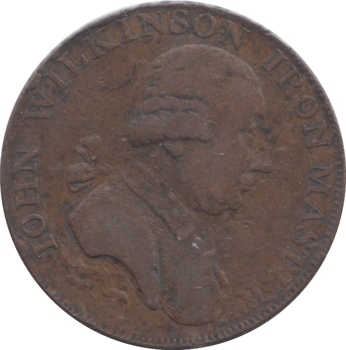 1792 WILKINSONS HALF PENNY TOKEN - HALFPENNY TOKEN - Cambridgeshire Coins
