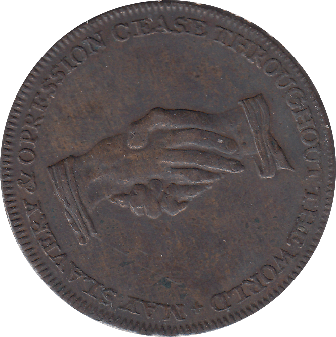 1793 ANTI SLAVERY TOKEN " AM I NOT A MAN AND A BROTHER " - WORLD COINS - Cambridgeshire Coins
