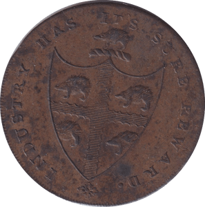 1793 BIRMINGHAM HALFPENNY TOKEN - HALFPENNY TOKEN - Cambridgeshire Coins