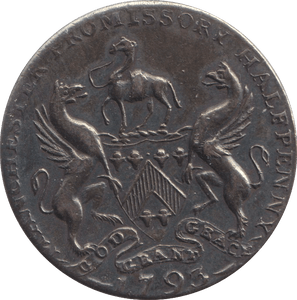 1793 EAST INDIA COMPANY HALFPENNY TOKEN - HALFPENNY TOKEN - Cambridgeshire Coins