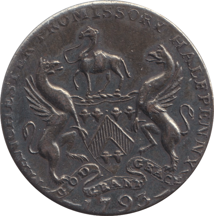 1793 EAST INDIA COMPANY HALFPENNY TOKEN - HALFPENNY TOKEN - Cambridgeshire Coins