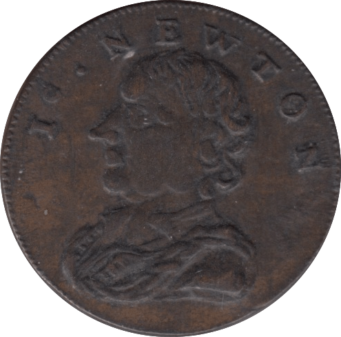 1793 FARTHING TOKEN ISACC NEWTON - FARTHING TOKEN - Cambridgeshire Coins