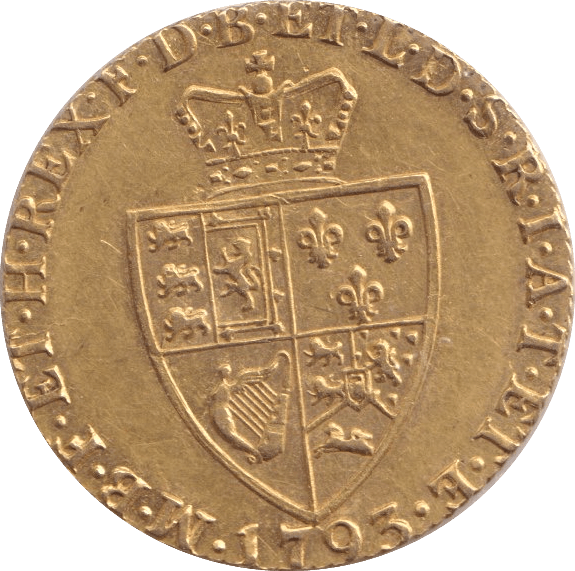 1793 GOLD ONE GUINEA ( EF ) - GUINEAS - Cambridgeshire Coins