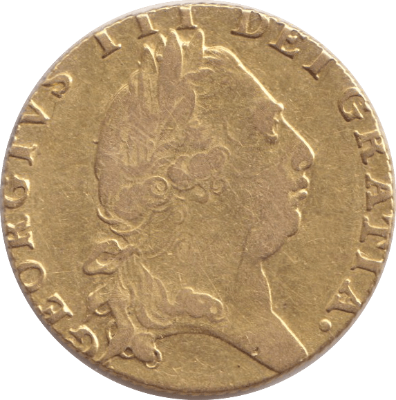 1793 GOLD ONE GUINEA ( FINE ) - GUINEAS - Cambridgeshire Coins