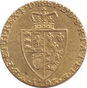 1793 GOLD ONE GUINEA ( FINE ) - GUINEAS - Cambridgeshire Coins