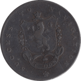 1793 HALF PENNY LANES TRADE TOKEN MANCHESTER - HALFPENNY TOKENS - Cambridgeshire Coins