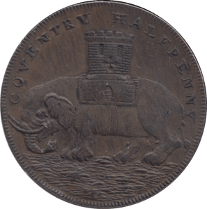 1793 HALF PENNY TOKEN COVENTRY - HALFPENNY TOKEN - Cambridgeshire Coins