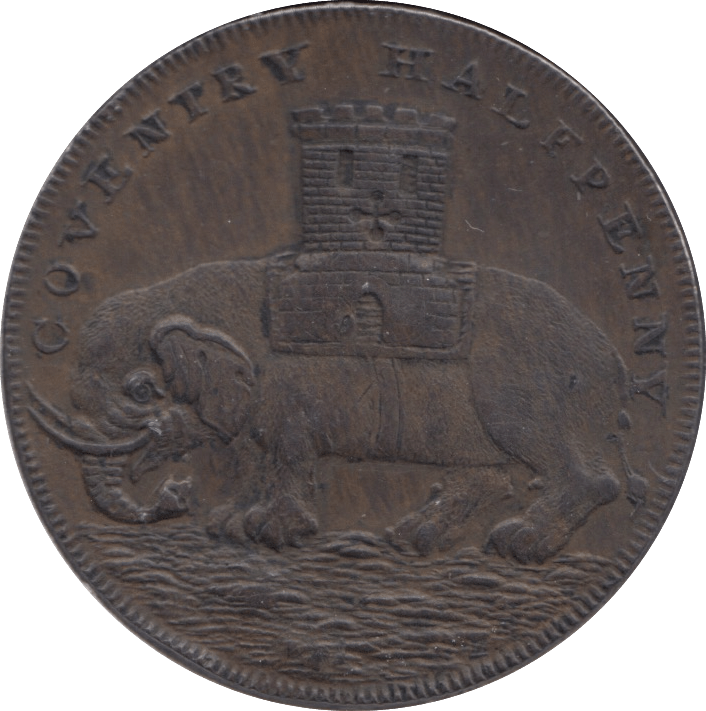 1793 HALF PENNY TOKEN COVENTRY - HALFPENNY TOKEN - Cambridgeshire Coins