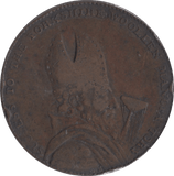 1793 HALF PENNY WOOLEN MANUFACTORY TOKEN LEEDS - HALFPENNY TOKENS - Cambridgeshire Coins