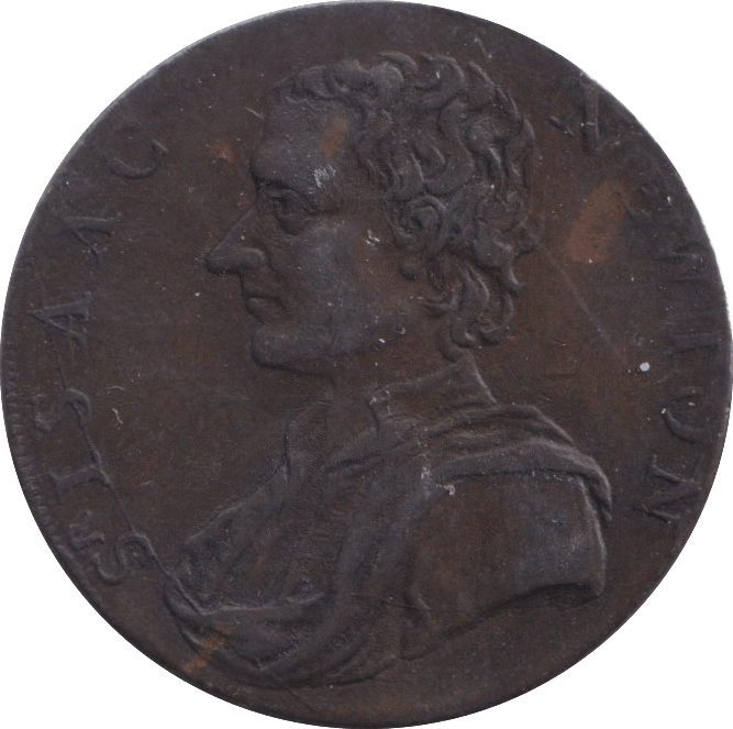 1793 HALFPENNY ISAAC NEWTON TOKEN - HALFPENNY TOKENS - Cambridgeshire Coins