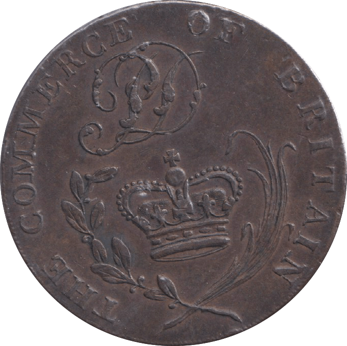 1793 HALFPENNY TOKEN BURY ST EDMUND - HALFPENNY TOKEN - Cambridgeshire Coins