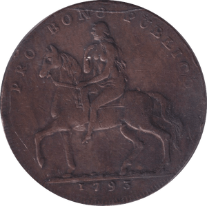 1793 HALFPENNY TOKEN COVENTRY - HALFPENNY TOKEN - Cambridgeshire Coins