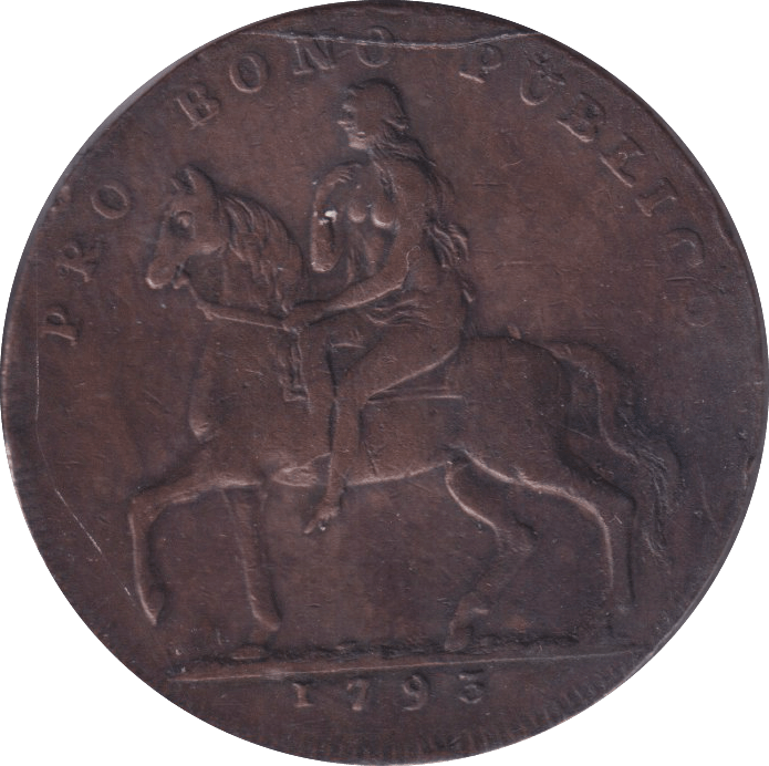 1793 HALFPENNY TOKEN COVENTRY - HALFPENNY TOKEN - Cambridgeshire Coins