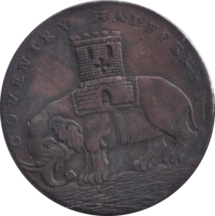 1793 HALFPENNY TOKEN COVENTRY - HALFPENNY TOKEN - Cambridgeshire Coins