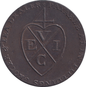 1793 HALFPENNY TOKEN MANCHESTER ARMS - HALFPENNY TOKEN - Cambridgeshire Coins