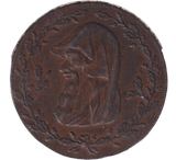 1793 HALFPENNY TOKEN NORTH WALES - HALFPENNY TOKEN - Cambridgeshire Coins