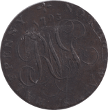 1793 HALFPENNY TOKEN NORTH WALES - HALFPENNY TOKEN - Cambridgeshire Coins