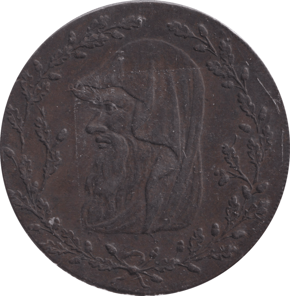 1793 HALFPENNY TOKEN NORTH WALES - HALFPENNY TOKEN - Cambridgeshire Coins