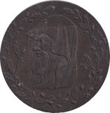 1793 HALFPENNY TOKEN NORTH WALES - HALFPENNY TOKEN - Cambridgeshire Coins