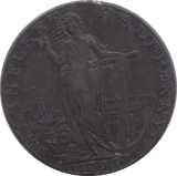 1793 HALFPENNY TOKEN WAINFLEET LINCOLNSHIRE - HALFPENNY TOKENS - Cambridgeshire Coins